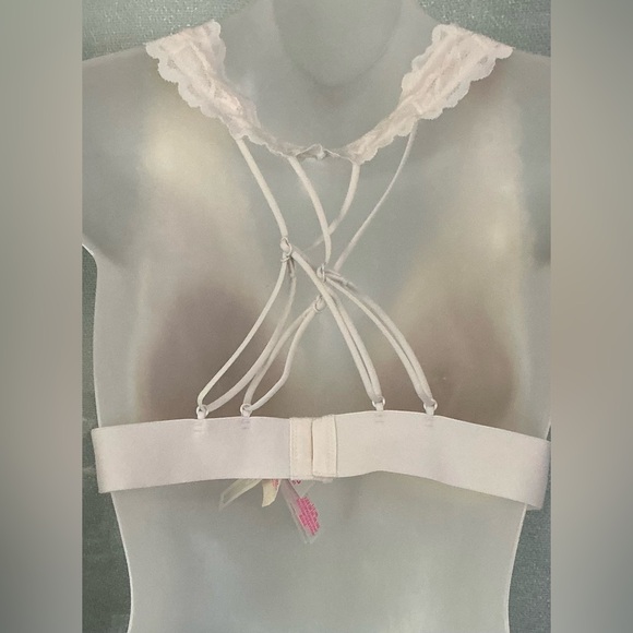 Victoria's Secret PINK Bralette in a white - Picture 2 of 5